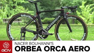 Nacer Bouhannis Orbea Orca Aero Pro Bike [upl. by Ardnasil]