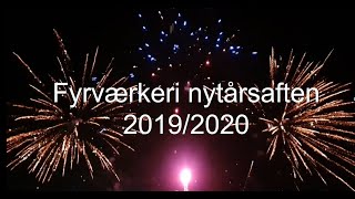 Fyrværkeri nytårsaften 20192020 [upl. by Winfred]