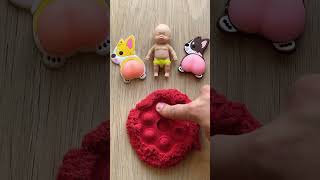 Corgi Kineticsand Popit fun 🤣😱 satisfying squishy kineticsand popit corgi funny shorts [upl. by Ahslek216]