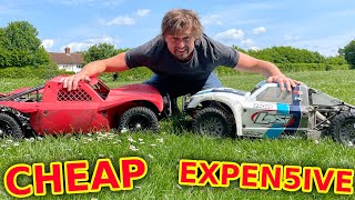 GIANT Cheap GAS RC Car vs Expensive Truck [upl. by Agni633]