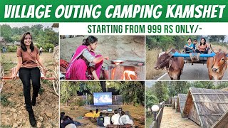 Village Outing Kamshet Camping near Mumbai amp Pune  Wooden Cottage Stay  Starting Rs999 [upl. by Toms]