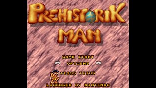 Prehistorik Man 467763 SNES NA [upl. by Yenffad]