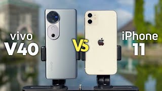 Tes Kamera vivo V40 vs iPhone 11  Masih Mending iPhone Jadul⁉️🤔 [upl. by Anires433]