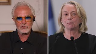 FLAVIO BRIATORE SHOW ZITTISCE IL MAGISTRATO ROSSO CONTRO IL GOVERNO SILVIA ALBANO [upl. by Toombs]