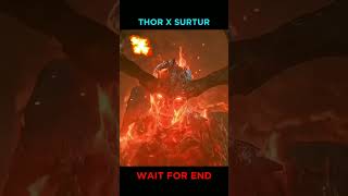 Thor Vs Surtur 😂  Thor Funny Scene In Hindi  Thor Ragnarok In Hindi  Avengers shorts marvel [upl. by Kciremed]