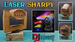 How To Make Laser Sharpy Light  Laser Sharpy DJ Light Kaise Banaye  Mini Sharpy DJ Light [upl. by Einittirb340]