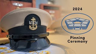 Chief Petty Officer Pinning Ceremony  Pentagon [upl. by Adiaj]