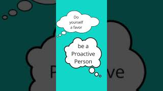 Proactive Meaning [upl. by Ymmor]