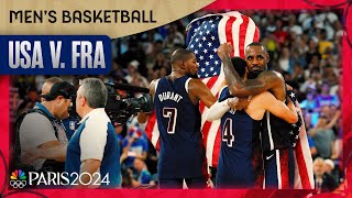 Team USA WINS GOLD over France as Steph Curry explodes to seal it  Paris Olympics  NBC Sports [upl. by Noremak]