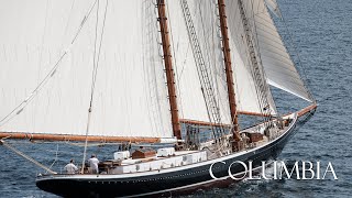 Columbia  141’ RacingFishing Schooner Yacht  Construction to Sea Trials [upl. by Aylsworth502]