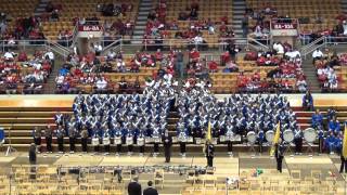 2014 11 29 Gahanna Lincoln Marching Band OSU Skull Session Fanfare Across the Field [upl. by Ferrell296]