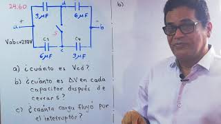 Circuitos de capacitores con suiche [upl. by Esinert]