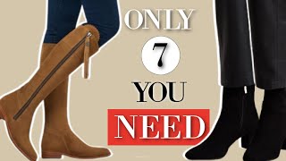 The ONLY Shoes amp Boots you NEED in your WINTER Closet  Classic Shoe Styles for Women [upl. by Joellen538]