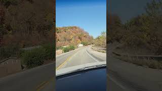 Driving into Guttenberg Ia Fall tree colors [upl. by Peper]