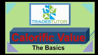 Calorific Value the basics [upl. by Gensmer]