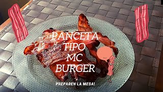 🔥 Panceta Para HAMBURGUESAS Bien CROCANTE 🔥  🍔 PARA HAMBURGUESAS 🍔  FÁCIL Y RÁPIDO 🍟 [upl. by Cointon843]