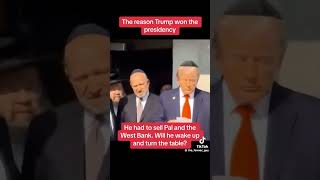 What is happening here 👀 trump israel westbank middleeast [upl. by Lener932]