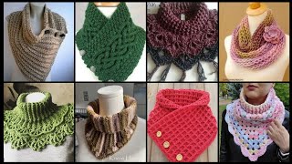 Crochet Button Cowl Super Bulky Boston Harbor Scarf Chunky wool blend functional button cowl [upl. by Adnilim]