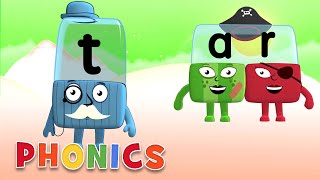 Phonics  Learn to Read  Tough Words  Alphablocks [upl. by Llenaj]