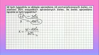 Proporcje w zadaniach tekstowych klasa 6 i 7 zadanie 4 [upl. by Adniralc]