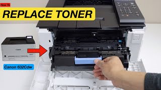 Canon Colour ImageCLASS LBP632Cdw Ink Toner Replacement Video [upl. by Wildon]