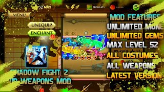 shadow Fight 2 Mod Apk ALL ANCIENT MEGA WEOPENS Max LevelUnlocked Everythingmediafire link [upl. by Aneerehs]