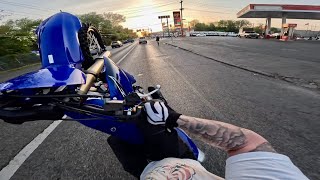 INSANE SWERVES ON 2023 YZ450F [upl. by Ennayar373]