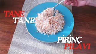 PİRİNÇ PİLAVINI BİRDE BÖYLE DENEYİN 👍 TANE TANE pirinçpilavı nasılyapılır ❓ [upl. by Rutan]