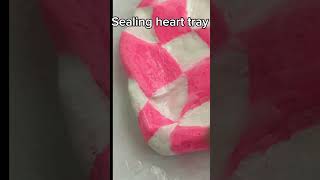 Sealing clay heart tray [upl. by Ailliw]