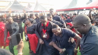 Kwaku Gyasi and Lord Kenya doing the dance magic at his fathers funeral [upl. by Gora58]