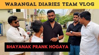 Warangal Diaries Team Vlog  Kiraak Mazaa Agaya  Sharjeel Ali  Warangal Diaries [upl. by Lesh]