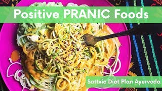 Positive PRANIC Food  Sattvic Diet Plan Ayurveda  Clareminded [upl. by Addiego]