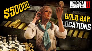 Secret Gold Bars Locations In RDR2  Ultimate Guide To Find 50000 In Red Dead Redemption 2 [upl. by Shien]