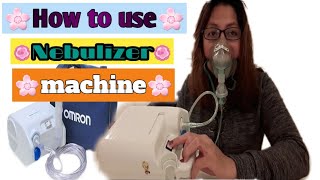 HOW TO USE NEBULIZER how to put medicine in nebulizer [upl. by Ettennaj]