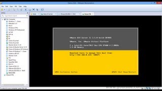 How to install VMWare ESX Server 350 in VM Ware Workstation 901 [upl. by Lesslie]