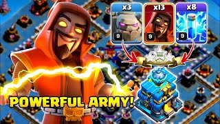 TH12 GOLEM Wreaks Havoc With SUPER Wizard Attack  Super Wizard TH12 Attack Strategy [upl. by Lalitta]