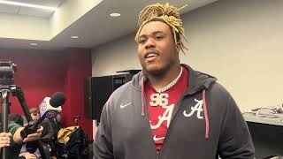 Alabama DL Tim Keenan Auburn Postgame [upl. by Euqnomod968]