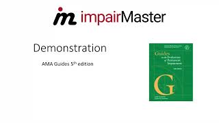 ImpairMaster for AMA Guides 5th Ed [upl. by Lancelot310]