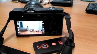 Sony Alpha a6000 wireless remote control infrared test [upl. by Cindra]