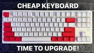 Budget Mechanical Hot Swappable Gaming Keyboard Switch Upgrade EYOOSO Z737 K620 [upl. by Ydissac]