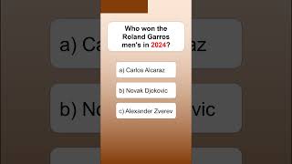 Who won the Roland Garros mens in 2024 [upl. by Dempsey]