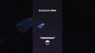 Russian quotOreshnikquot flight military ukrainewar icbm irbm shorts [upl. by Pitchford]