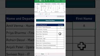 Excel Interview Question 162 Extract First Name from a List [upl. by Nueovas211]