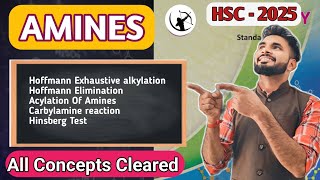 Amines  Class 12  Maharashtra State Board  CBSE NEET JEE [upl. by Atram777]