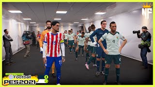 BOLIVIA vs PARAGUAY  Eliminatorias Mundial 2026 ⚽ Gameplay Simulação PES 2021 [upl. by Nnylecoj]