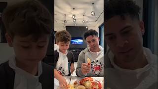 AUSTIN amp STEEL BOY TASTING FOODS😛shorts acefamily austinmcbroom subscribe funny love [upl. by Lotus]