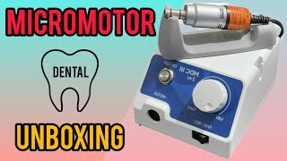 Micromotor dental MDC unboxing Odontología [upl. by Nani974]