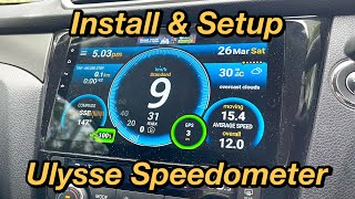 Install and Review Ulysse Speedometer in Android Head Unit [upl. by Poock]