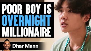 POOR BOY Is OVERNIGHT MILLIONAIRE  Dhar Mann Studios [upl. by Sallie821]