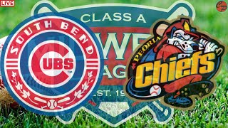 PEORIA CHIEFS VS SOUTH BEND CUBS MILB HIGHA LIVE GAME CAST amp CHAT [upl. by Walt]